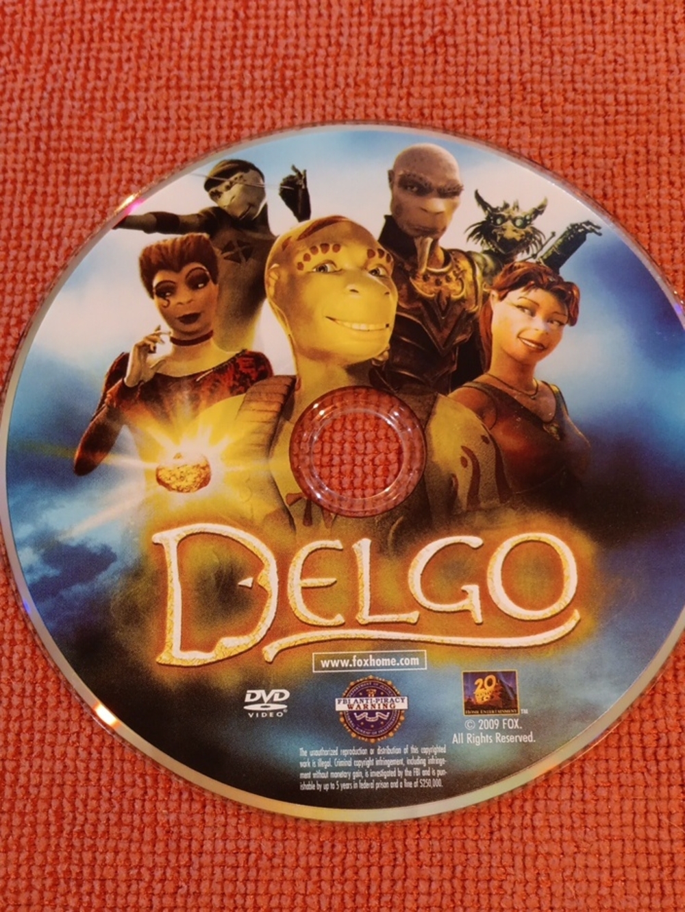 2/$8 Delgo DVD *NO CASE*